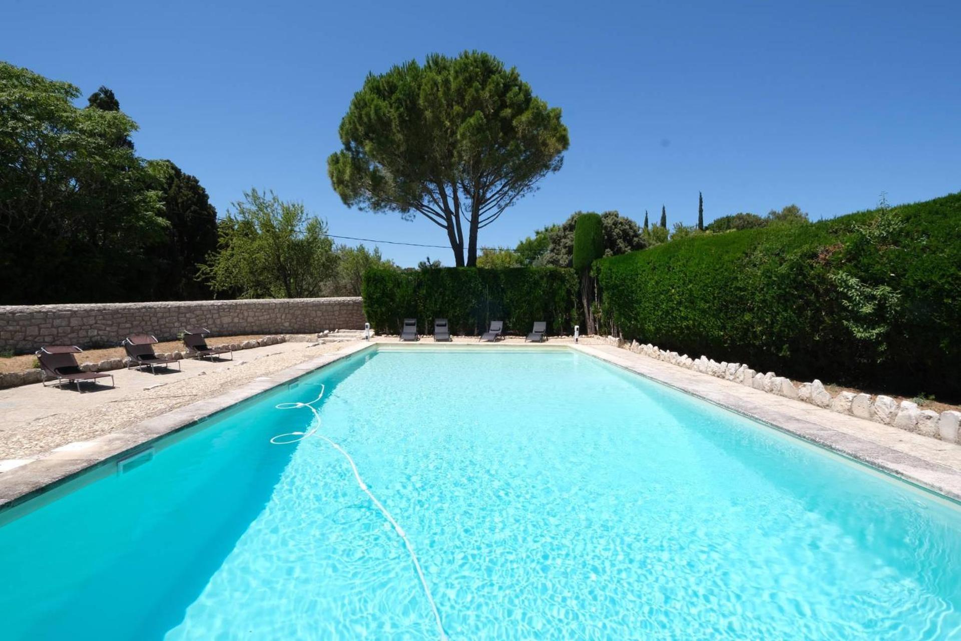 Typical Mas Provencal With Swimming Pool In A Small Hamlet Near Mouries In The Alpilles In Provence- 8 Persons Villa Exterior foto